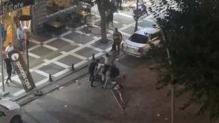 Meydan dayağını çevredekiler önledi