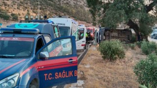 Milasta kaza, çok sayıda yaralı var