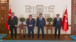 Milliyetçi Hareket Partisinden Vali Şefik Aygöle ziyaret