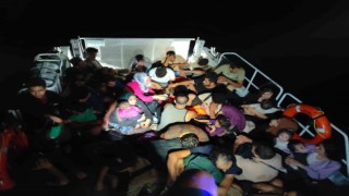 Muğla açıklarında 116 düzensiz göçmen kurtarıldı