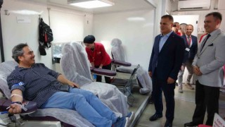 Muğlada 17 Ağustos Depreminin yıl dönümünde kan bağışı kampanyası