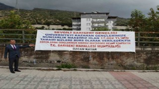 Muhtardan alkışlanacak hareket