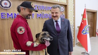 Narkotik köpeği Erise duygu yüklü veda paylaşımı
