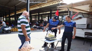 Nazilli zabıta ekiplerinden hassas denetim