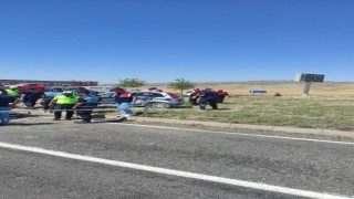 Nevşehirde trafik kazası: 1 ölü, 4 yaralı