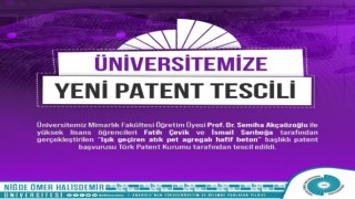 Niğde Ömer Halisdemir Üniversitesinin başvuruları tescillenmeye devam ediyor