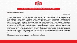 Niğdede Kırkgeçit 4 Tünelinde toprak kayması nedeniyle ulaşım kısa süreli aksadı