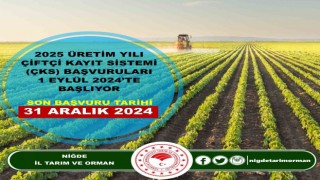 Niğdeli çiftçilere ÇKS uyarısı