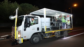 Nilüfer ekipleri gece mesaisinde