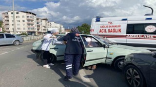 Orduda trafik kazası: 1 yaralı