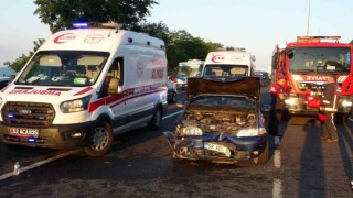 Orduda zincirleme trafik kazası: 3 yaralı