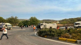 Orman yangını dolayısıyla Yatağan girişi trafiğe kapatıldı