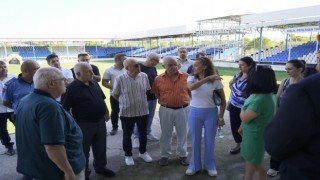 Ortaköy Er Meydanı 9. Yuntdağı Yağlı Pehlivan Güreşlerine hazırlanıyor