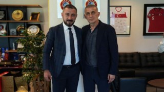 Osman Altınkaya TFF Başkanı Hacıosmanoğlunu ziyaret etti