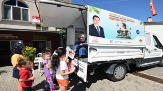 Osmangazinin Gezici Kütüphanesi yollara çıktı