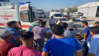 Osmaniyede otomobil ile motosiklet çarpıştı: 1 yaralı