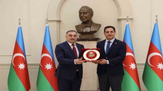 Osmanlı Ocakları Başkanı Kadir Canpolat, Azerbaycan Büyükelçisini ziyaret etti