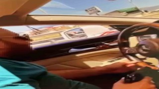 Otomatik tabanca ile havaya defalarca ateş açtı