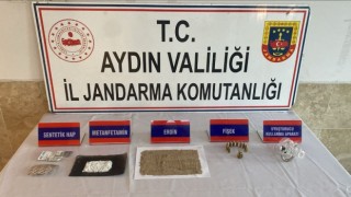 Pansiyon odasında uyuşturucu madde ile yakalandı