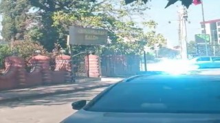 Patlayan elektrik hattı yürekleri ağza getirdi