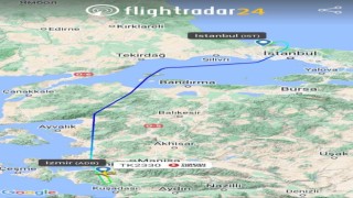 Pist başından rahatsızlanan hasta için döndü
