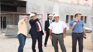 Rektör Karahocagil, Kırşehir Devlet Hastanesi inşaat alanını gezdi