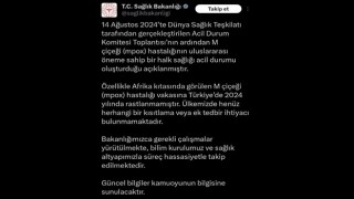 Sağlık Bakanlığı'ndan “Maymun Çiçeği” Açıklaması