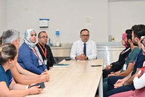 Sağlık Müdürü Kara'dan Devlet Hastanesi'ne Ziyaret