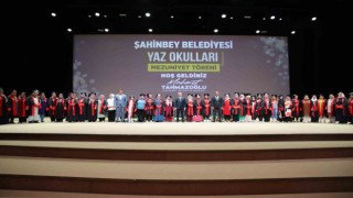 Şahinbeyde yaz okulu mezuniyet töreni düzenlendi