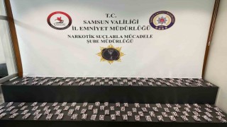 Samsunda 7 bin 83 adet sentetik ecza ele geçirildi: 1 gözaltı