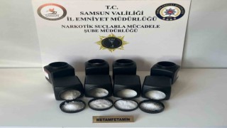 Samsunda 8 kilo metamfetamin ele geçirildi: 1 gözaltı