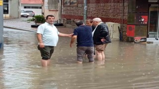 Samsunda sağanak: Bafra sular altında