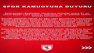 Samsunspordan SAMPAya tepki: “Bizleri şaşkınlık içinde bıraktı”