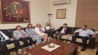 SANKON heyeti, Serdar Denktaş ile bir araya geldi