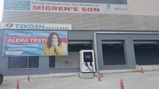 Şarj istasyonu kuran Tekden Hastanesi, Denizlide bir ilke imza attı