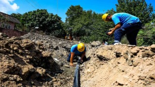 SASKİ Kertil Mahallesinde toplam 5 bin metrelik içme suyu hattını yeniledi