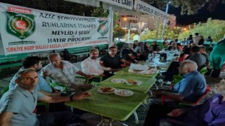 Şehitler için mevlit ve hayır programı düzenlendi