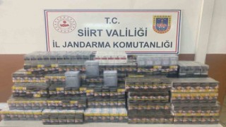 Siirtte 5 bin 55 paket kaçak sigara ele geçirildi