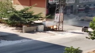Siverekte elektrik panosu patladı