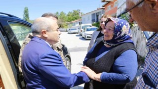 Sultan Ana Yardımlaşma ve Dayanışma Derneği Başkanı Kümbetten Vali Dağlıya teşekkür