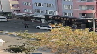 Sultanbeylide uzun namlulu silahla kasap dükkanına saldırı kamerada