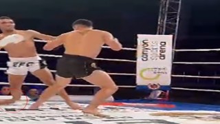 Talihsiz sporcunun maç esnasında kaval kemiği kırıldı