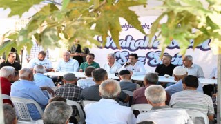 Taşkın, Başharık Mahallesinde vatandaşlarla bir araya geldi