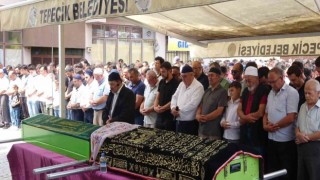 Tavşanlılı genç çift gözyaşları ile toprağa verildi