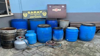 Tekirdağda 460 litre sahte alkol ele geçirildi: 1 gözaltı