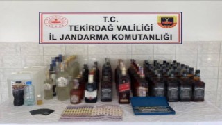 Tekirdağda kaçak içki operasyonu