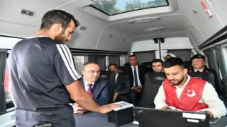 Tekirdağda Mobil Göç Noktası uygulaması devam ediyor