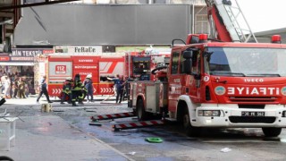 Tüp patladı, ortalık savaş alanına döndü