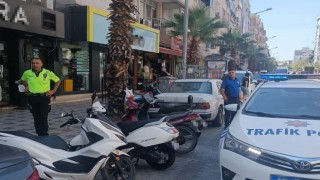Turgutlu Zabıtasından kaldırım işgali denetimi