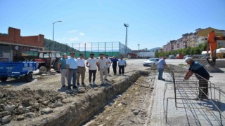 Türkelide doğalgaz dolum tesisi çalışmaları başladı